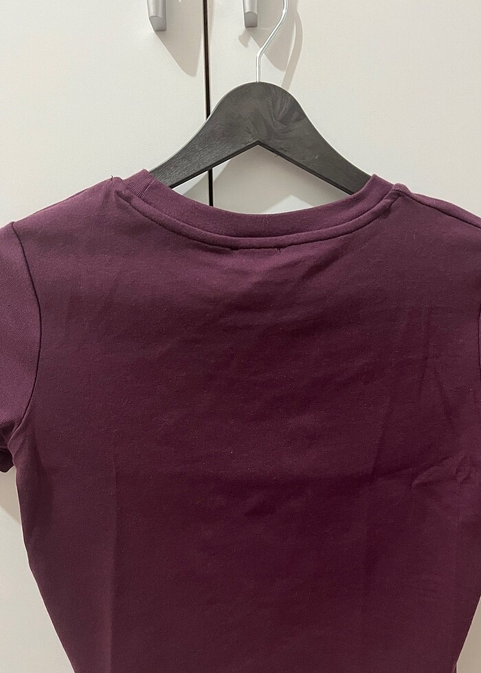 Mürdüm Baskılı Addax Crop - Görsel 3