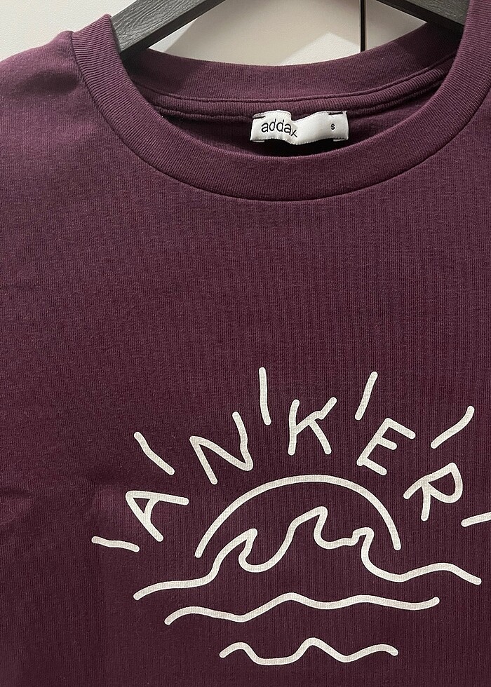 Mürdüm Baskılı Addax Crop - Görsel 2