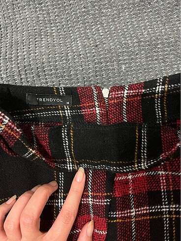 Desenli mini etek - Görsel 4