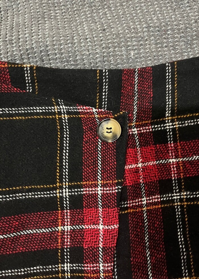 Desenli mini etek - Görsel 3