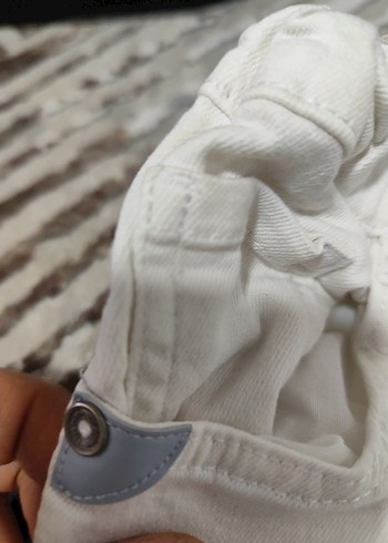 erkek cocuk Keten Midi Bol Kesim Pantolon - Görsel 5