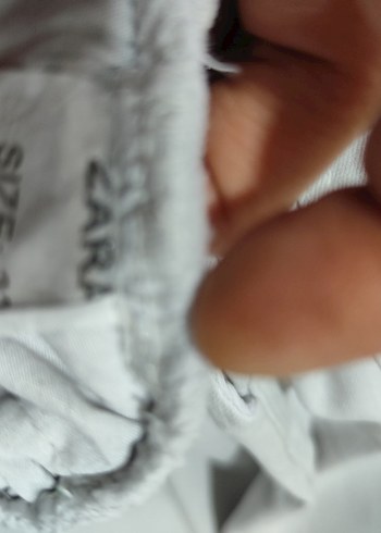 gri Rahat Kesim Keten Kadın Pantolon - Görsel 3