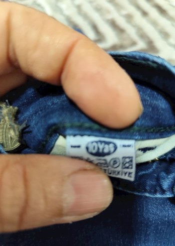 erkek cocukLacivert ve Siyah Esnek Kot Pantolon - Görsel 4