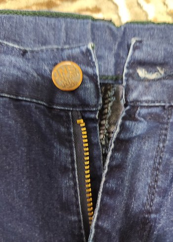 erkek cocukLacivert ve Siyah Esnek Kot Pantolon - Görsel 3