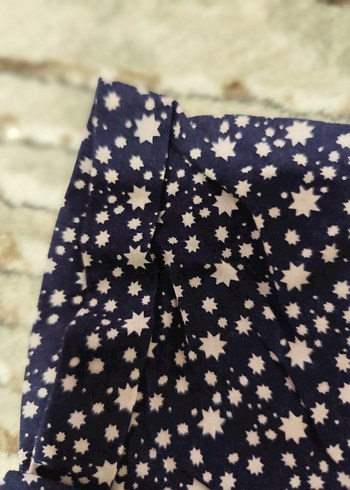 Bohem Kısa Kollu Düğmeli Lacivert Gömlek - Görsel 4