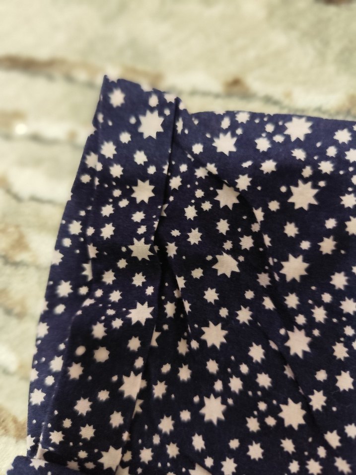 Bohem Kısa Kollu Düğmeli Lacivert Gömlek - Görsel 4