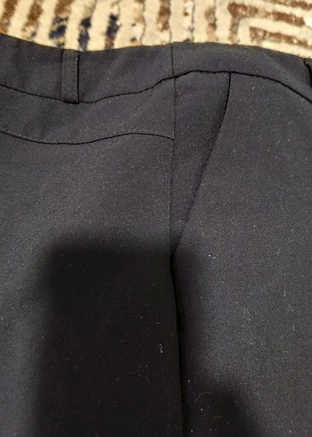 Bej Midi Kadın Kumaş Pantolon - Görsel 4