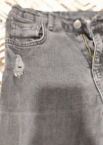 Gri Midi erkek cocuk Denim Pantolon - Görsel 7