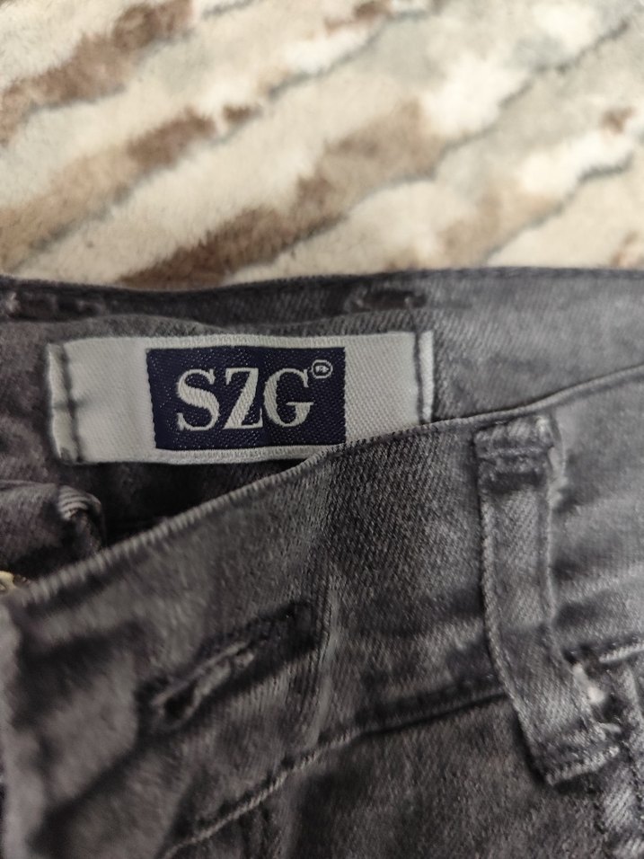 Gri Midi erkek cocuk Denim Pantolon - Görsel 2