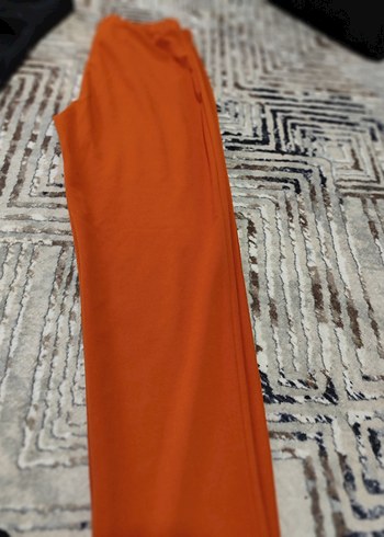 Turuncu Kadın Kumaş Pantolon - Görsel 2