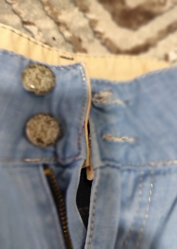 Gri Midi Denim Kadın Etek - Görsel 4