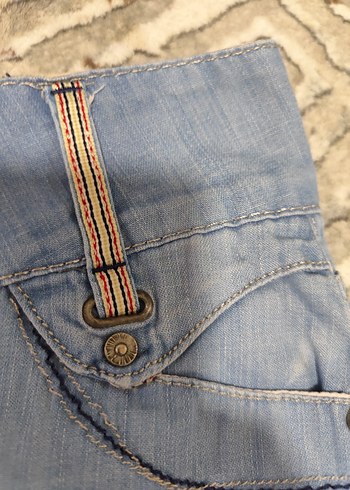 Gri Midi Denim Kadın Etek - Görsel 3