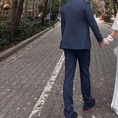 tek beden Beden Erkek Lacivert Takım