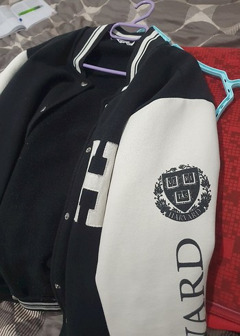 Düğmeli Uzun Kollu Kolej ceketi - Görsel 3