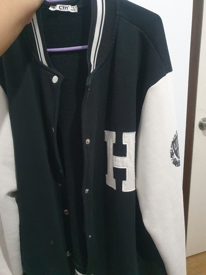 Düğmeli Uzun Kollu Kolej ceketi - Görsel 2