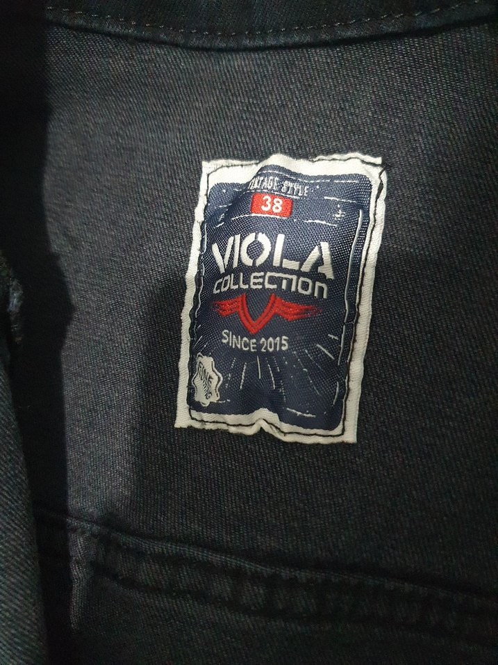 kapşonlu kot yelek - Görsel 3