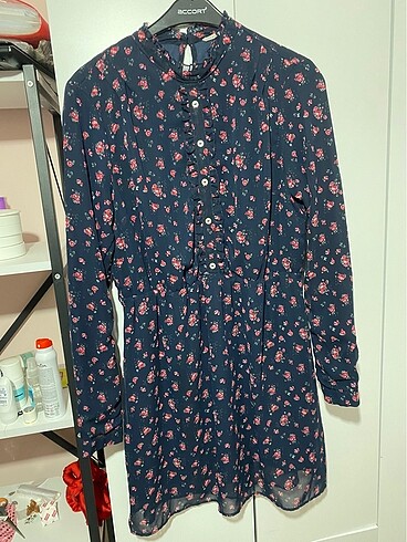 xl Beden Çiçekli şifon elbise