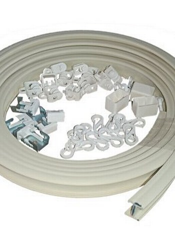 esnek perde rayı 1 mt - Görsel 4