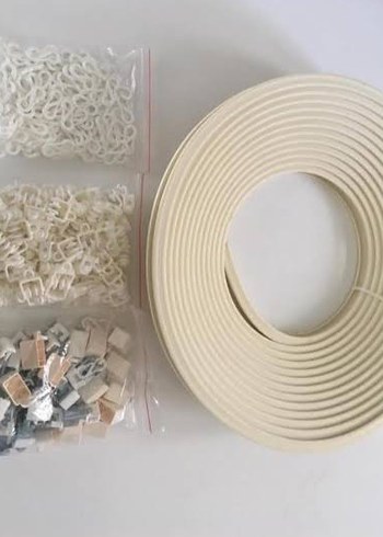 esnek perde rayı 1 mt - Görsel 3