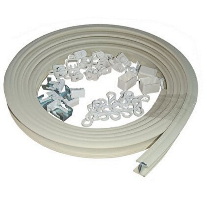 esnek perde rayı 1 mt - Görsel 4