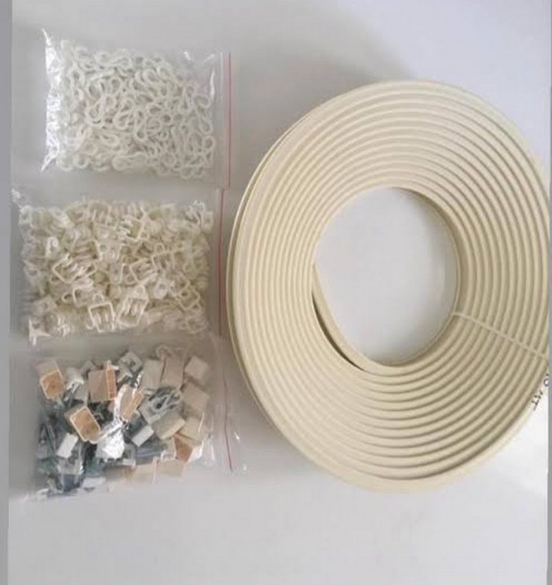 esnek perde rayı 1 mt - Görsel 3