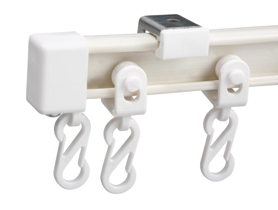 esnek perde rayı 1 mt - Görsel 2