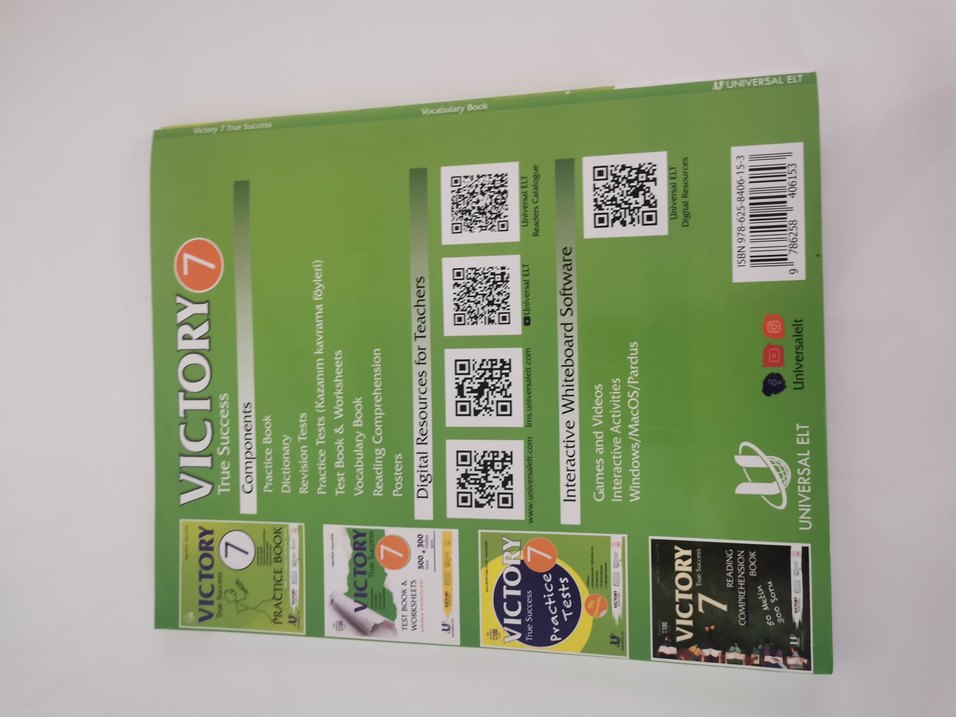 Victory 7 İngilizce Kelime Kitabı - Görsel 3