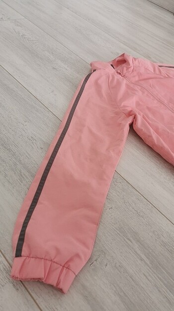 Kzı çocuk eşofman takımı gri ve pembe - Görsel 6