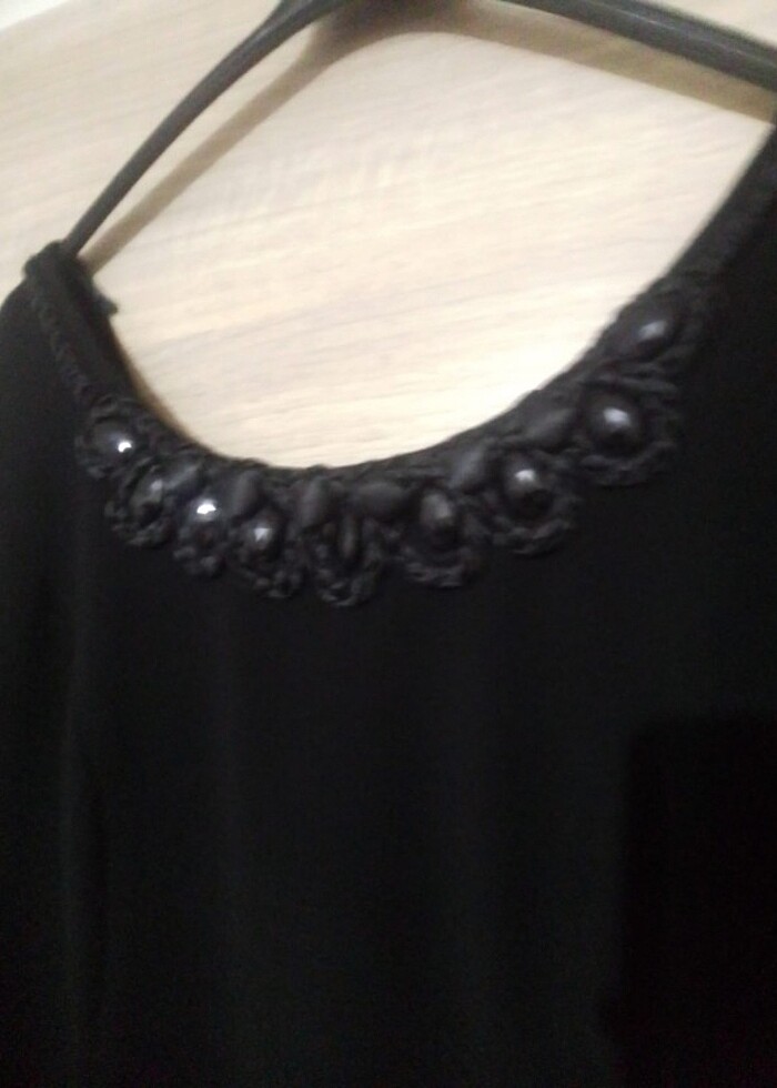 Siyah renk elbise  - Görsel 4