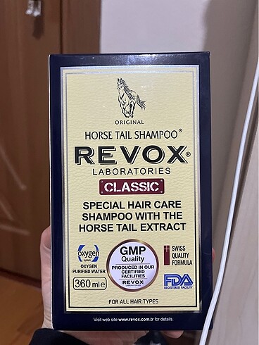  Beden Revox At kuyruğu şampuan