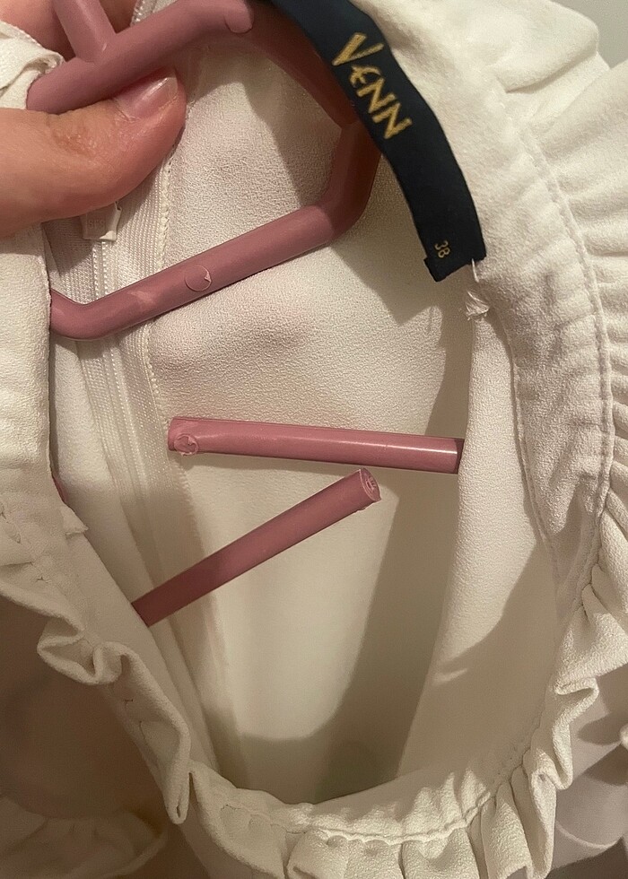 Tuğba Venn Beyaz Elbise - Görsel 2