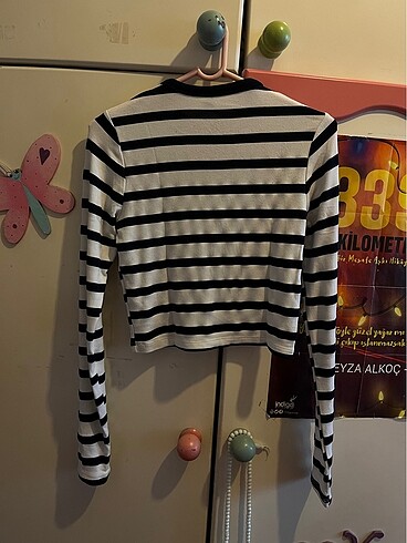 Trendyol & Milla milla mavi cizgili crop