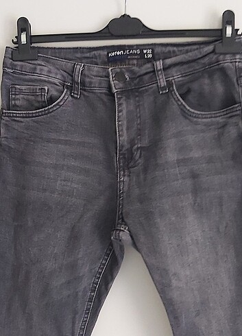 32 Beden gri Renk Erkek Jeans
