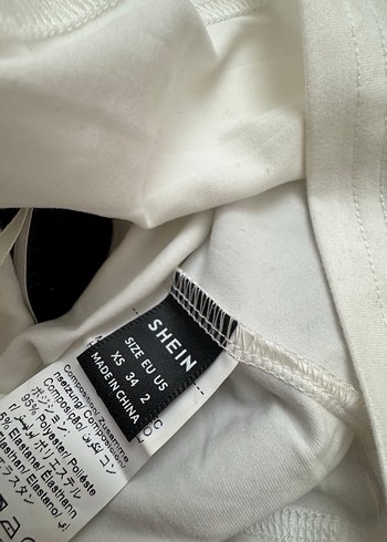 Beyaz Çiçekli Straplez Bluz - Görsel 2