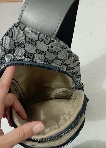 Beden Gri Desenli Kadın Omuz Çantası
