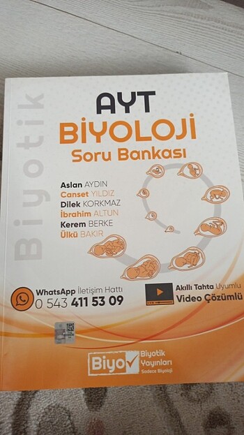 Biyotik yayınları AYT biyoloji 
