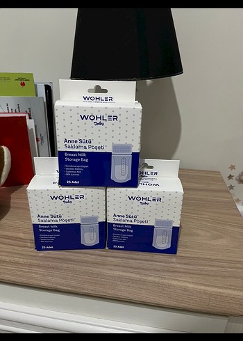 Wohler Anne Sütü Saklama Poşeti 25'li