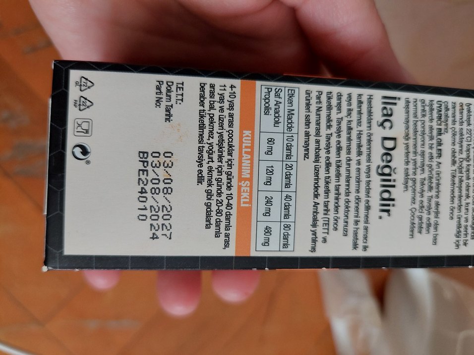 Beeo Propolis Damla 20 ml Takviye Edici Gıda - Görsel 2