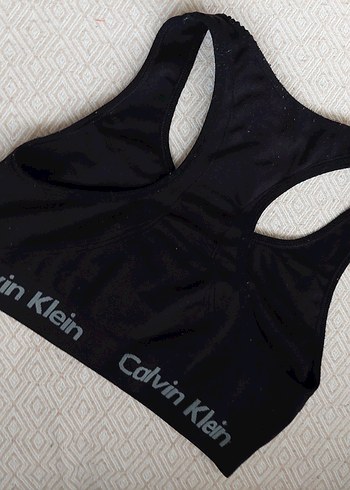 Calvin Klein Siyah Spor Sütyeni - Görsel 3