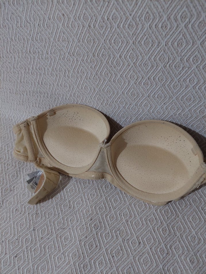 Bej Minimalist Midi Sütyen - Görsel 2