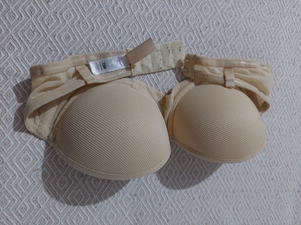 Bej Minimalist Midi Sütyen - Görsel 3