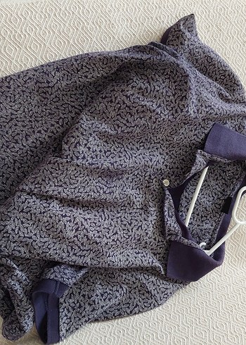 Erkek Lacivert Batik Desenli Polo Tişört - Görsel 10