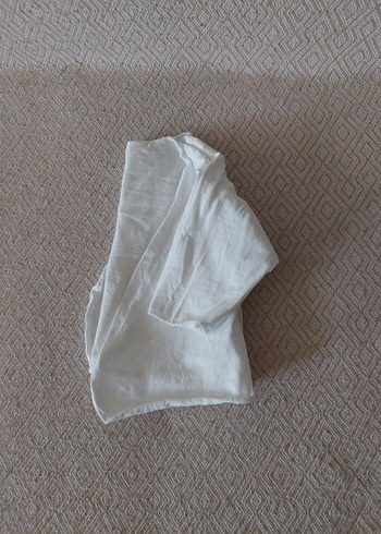 yenidogan beyaz Bebek Önlüğü ve sapkasi - Görsel 10