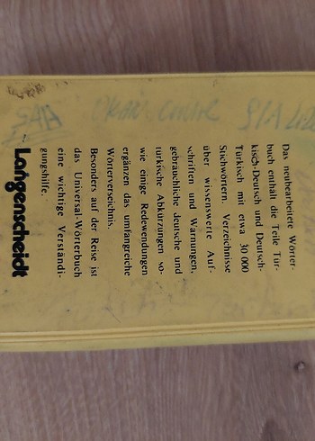 Türkçe-Almanca Sözlük Kitabı - Görsel 5