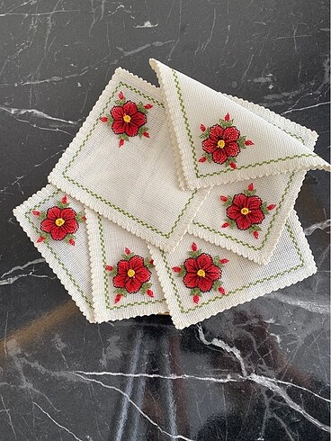Zara Home Kahve sunum peçetesi
