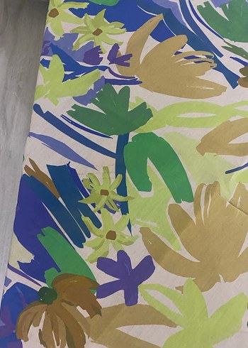 Freshscarfs pamuk ipek desenli eşarp - Görsel 2