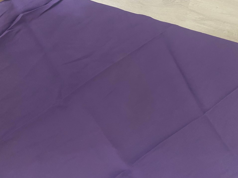 Freshscarfs pamuk ipek eşarp mor - Görsel 3