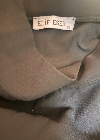 Elif eser Siyah Drapeli Kadın Etek - Görsel 2
