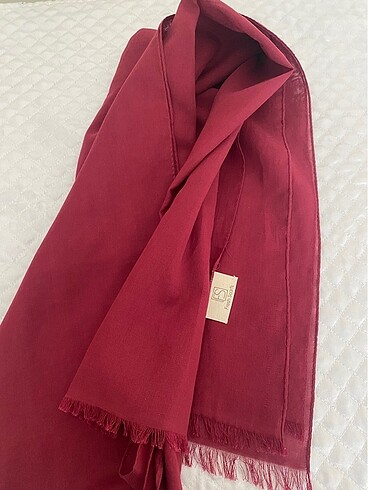 Diğer Freshscarfs ince Pamuk Vual şal bordo