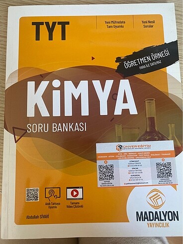 madalyon yayinlari tyt kimya soru bankasi